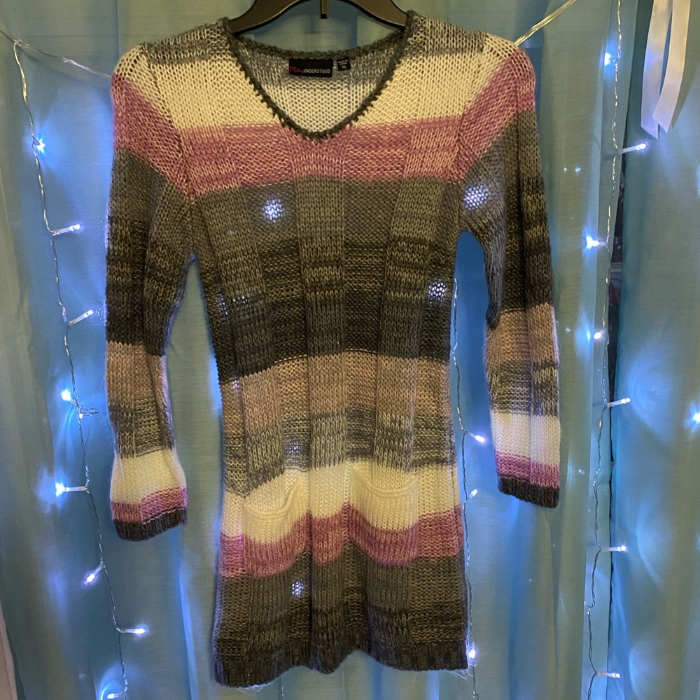 Miss Understood Girls Youth striped Sweater